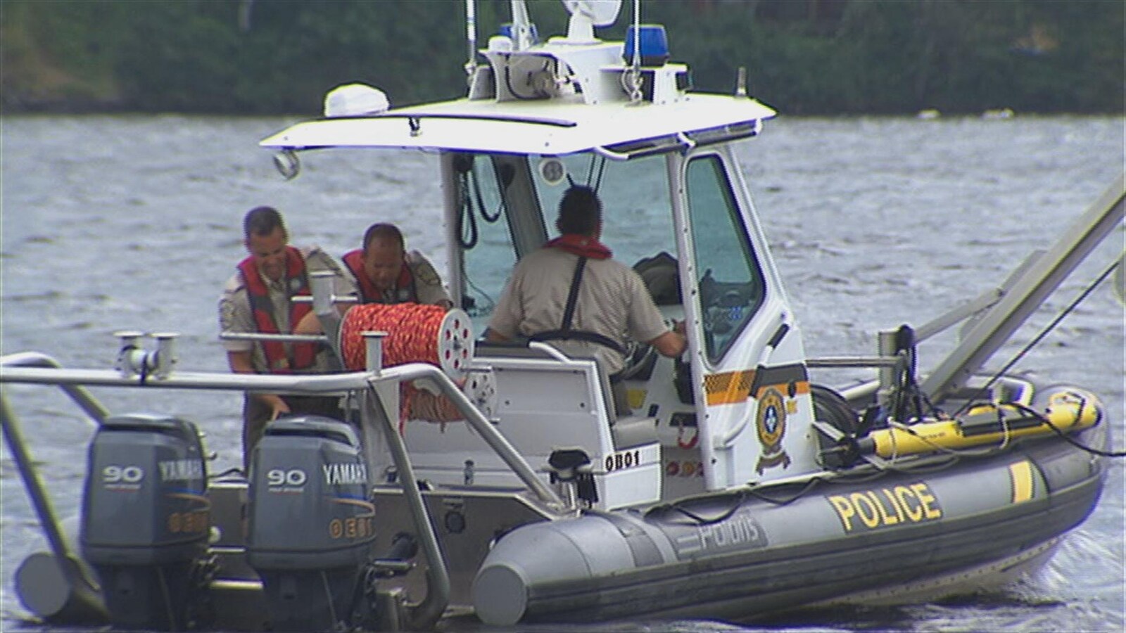 bateau de police de la SQ