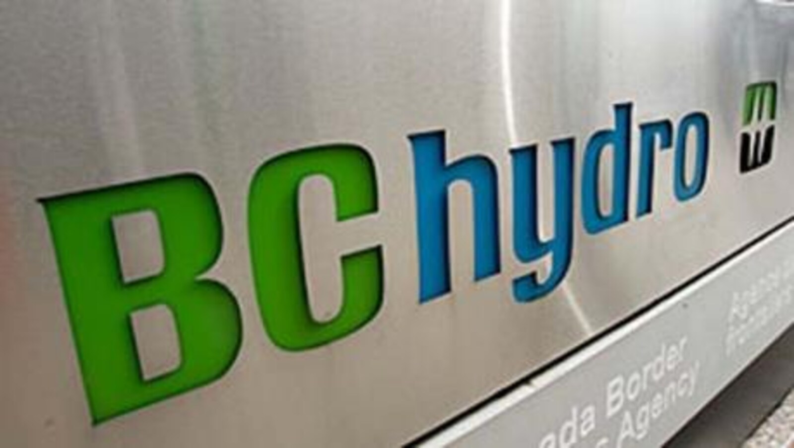 Le logo de la société d'État BC Hydro.