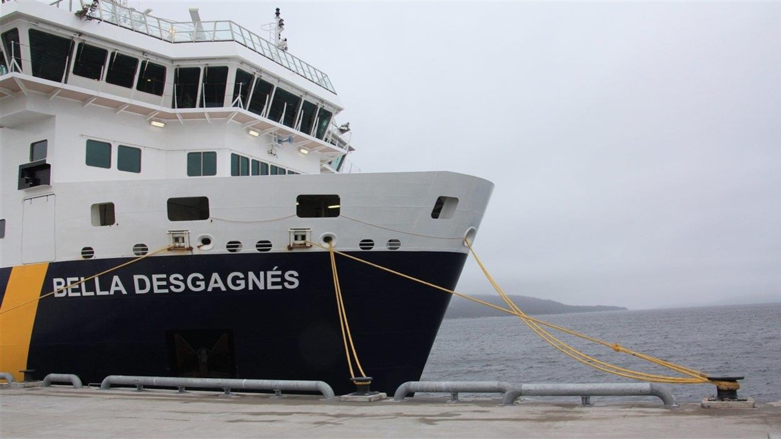 Le Bella Desgagnés accosté au port de Sept-Îles