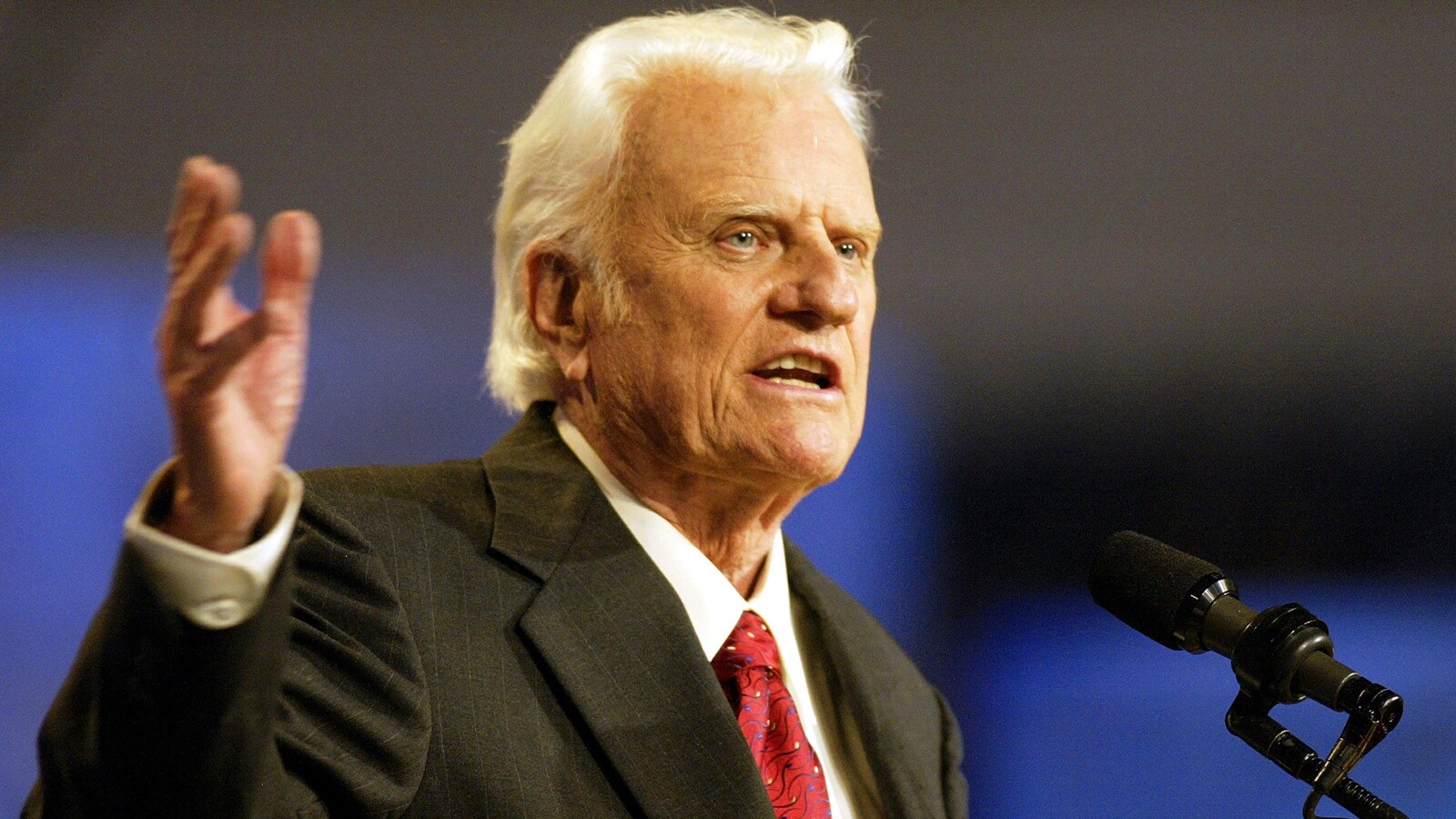 Le pasteur américain Billy Graham.