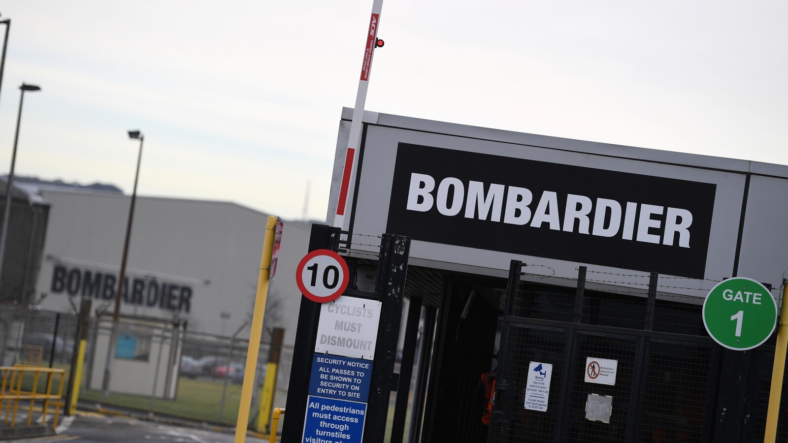 L'usine Bombardier à Belfast
