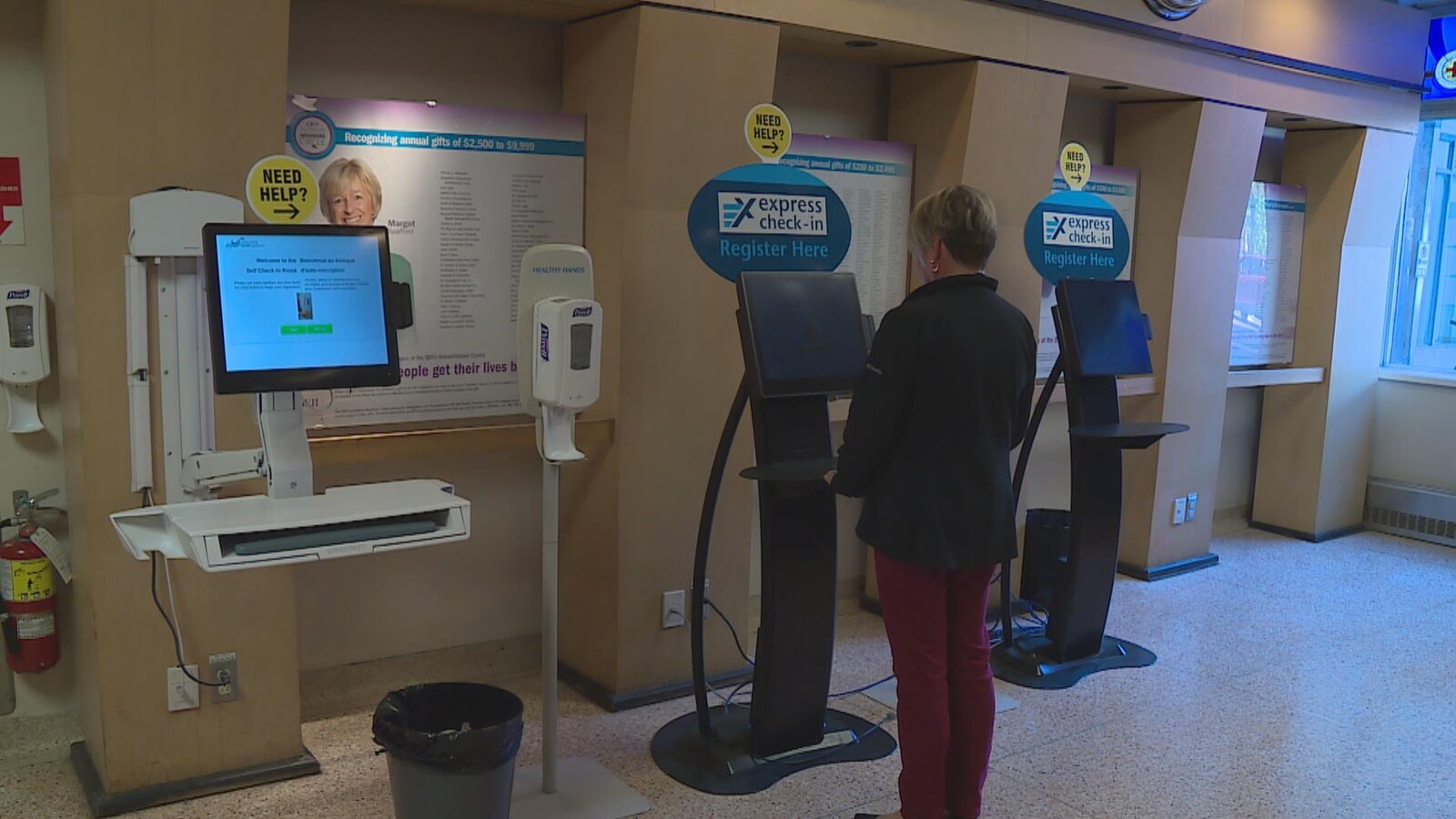 13 bornes d'enregistrements ont été installées dans les hôpitaux du centre-ville d'Halifax depuis 2011.