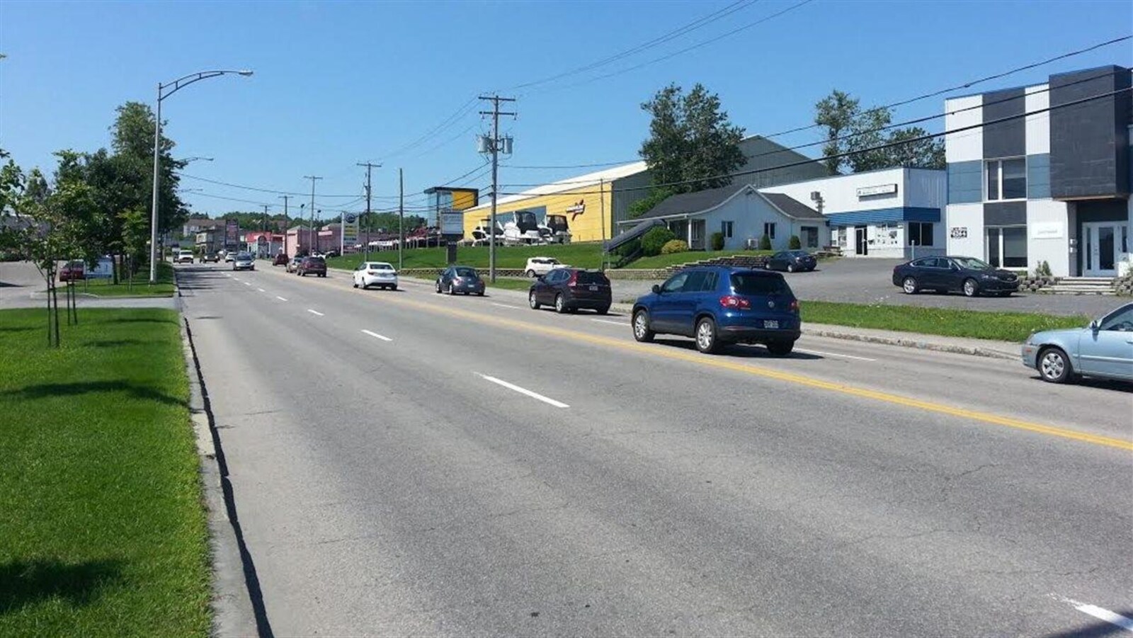 Le boulevard Wilfrid-Hamel à L'Ancienne-Lorette