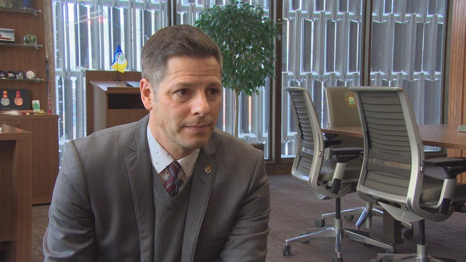 Le maire de Winnipeg, Brian Bowman.