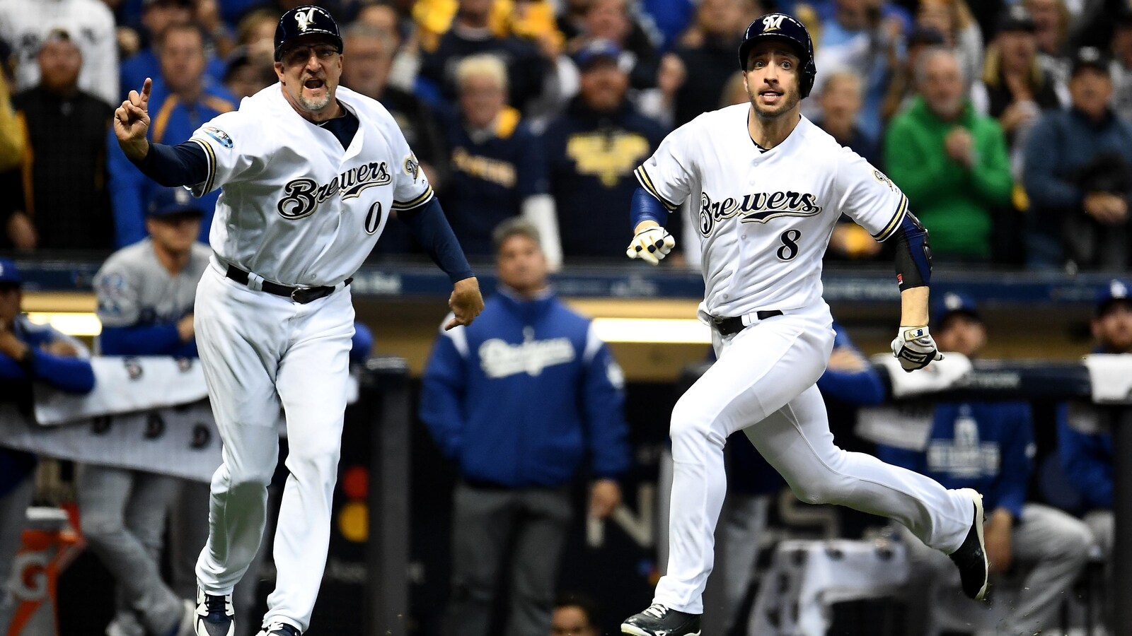Les Brewers de Milwaukee ont forcé la présentation d'un septième match contre les Dodgers