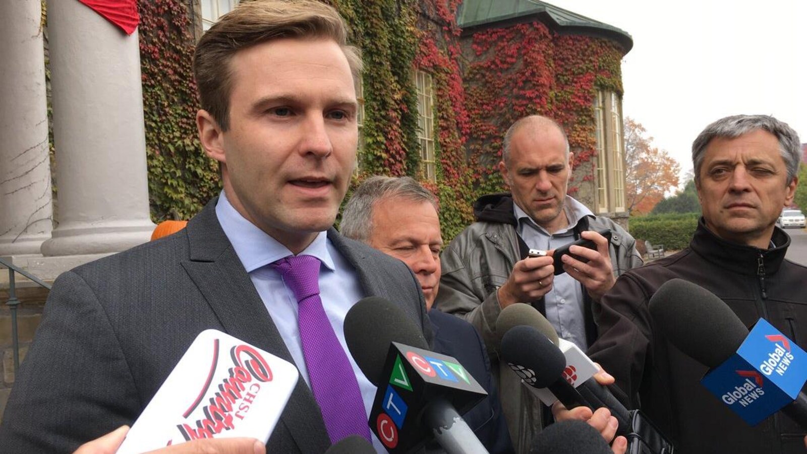 Le premier ministre Brian Gallant.