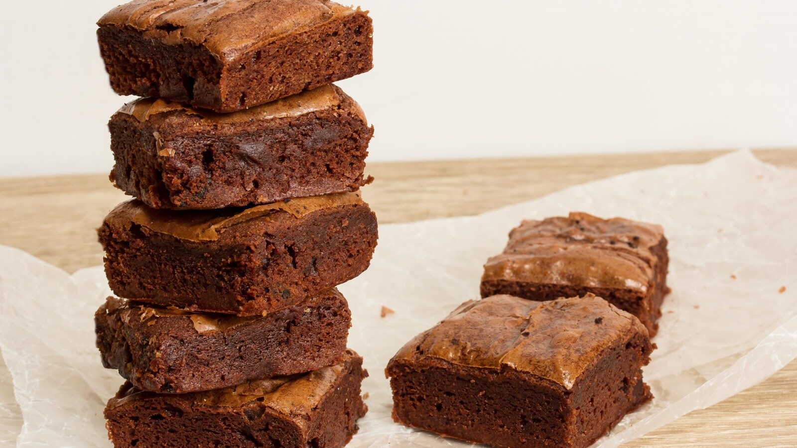 Des carrés au chocolat