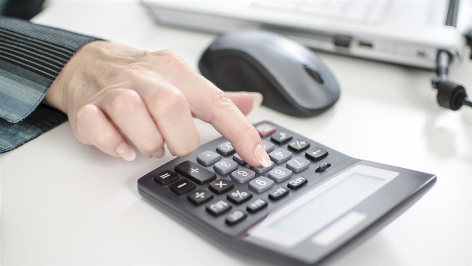 une calculatrice