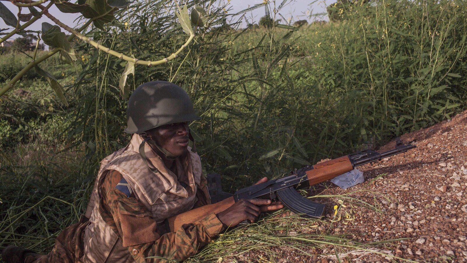 Un soldat du Burkina Faso