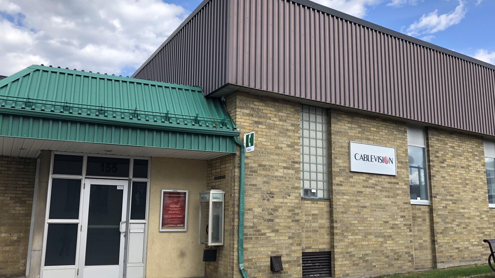 Les bureaux de Cablevision à Rouyn-Noranda.
