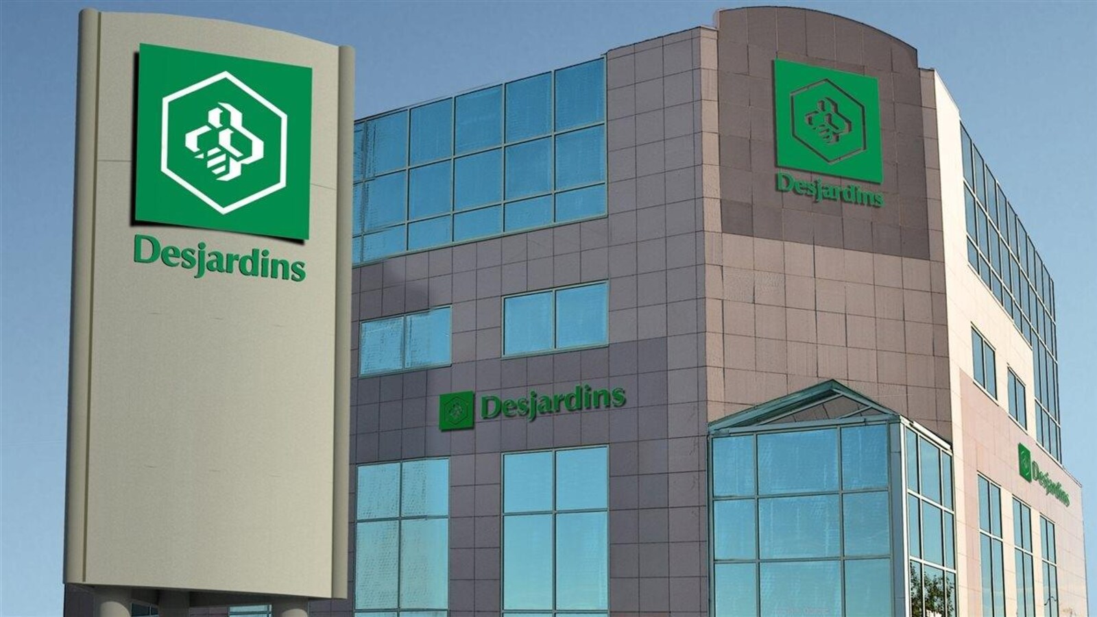 La caisse Desjardins de Rouyn-Noranda sur le boulevard Québec.