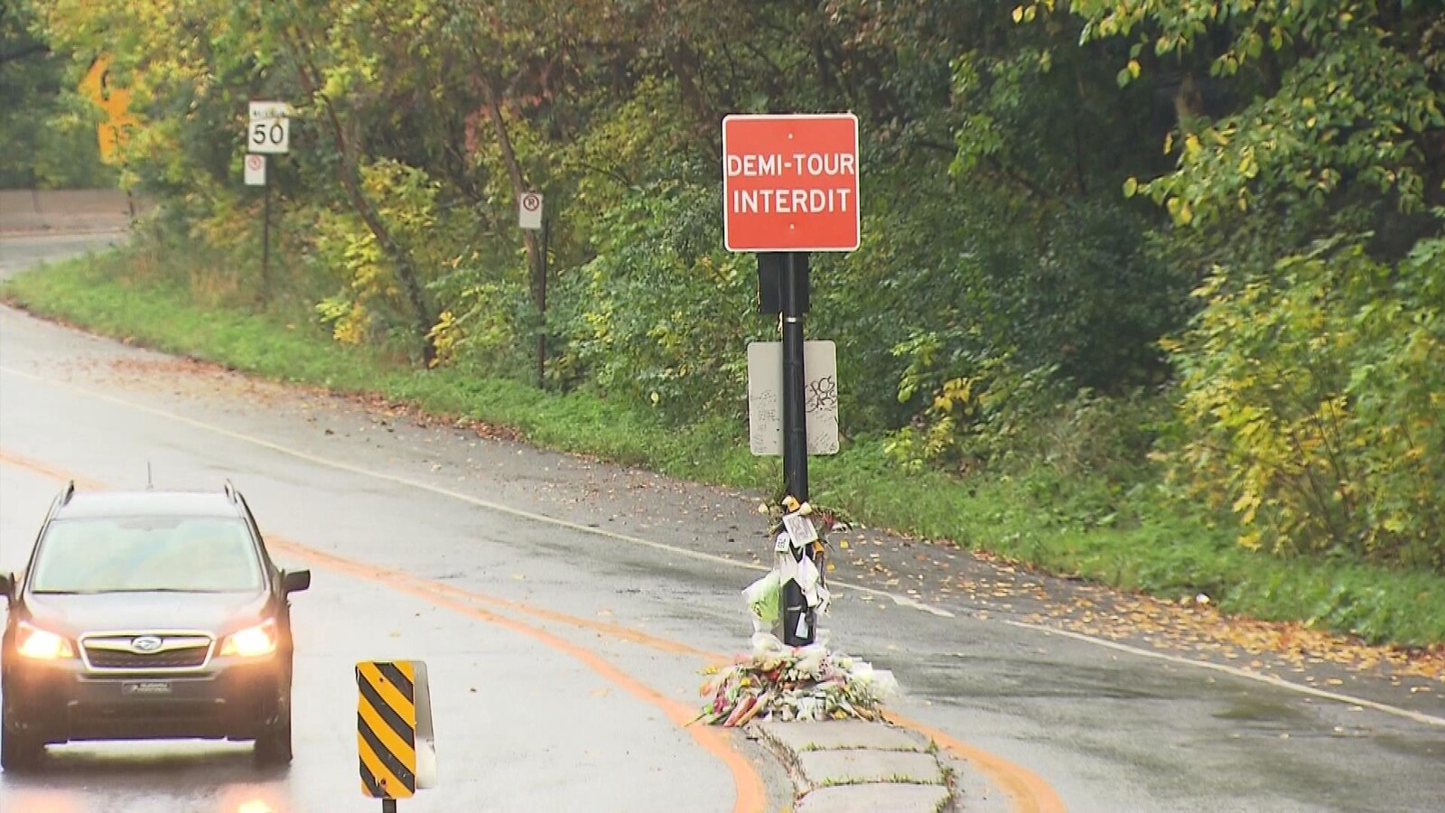 La Ville a mis en place plusieurs mesures de sécurité temporaires pour protéger les cyclistes.