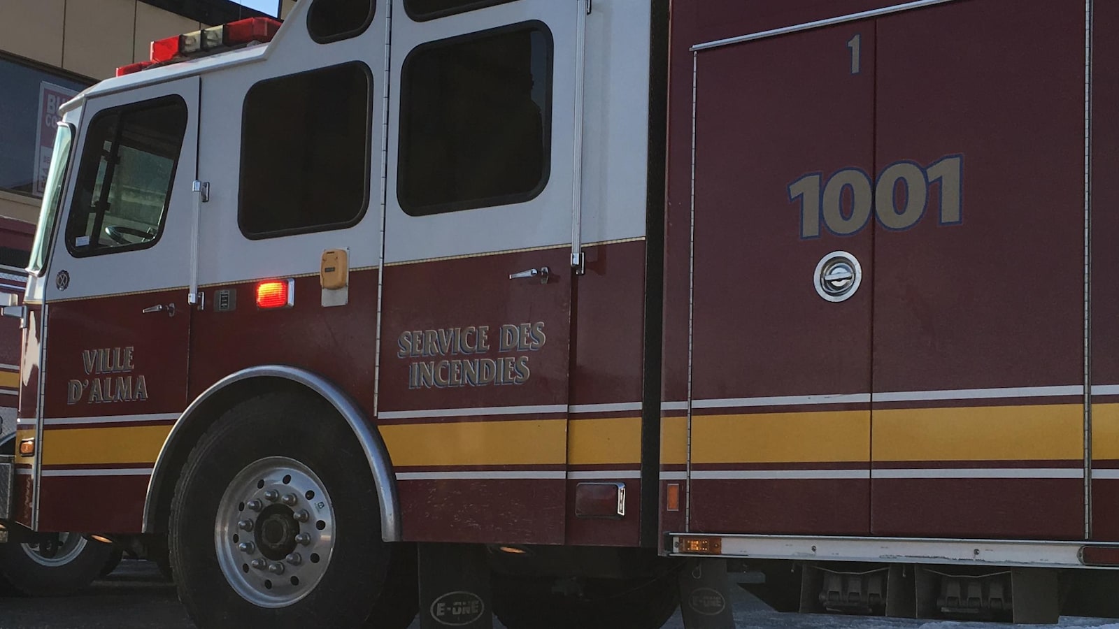 Un camion du Service des incendies d'Alma