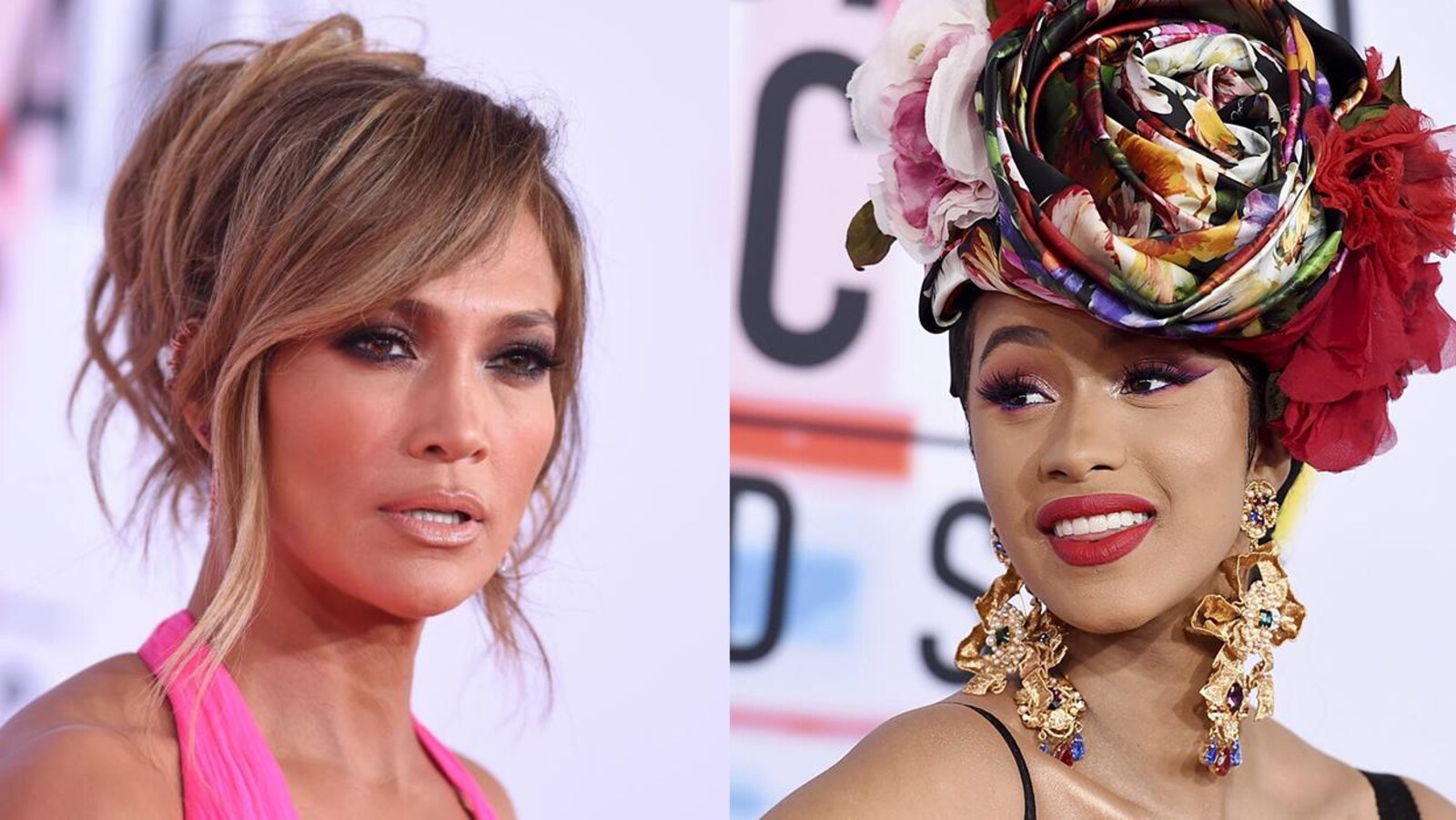 Portraits de Jennifer Lopez et Cardi B