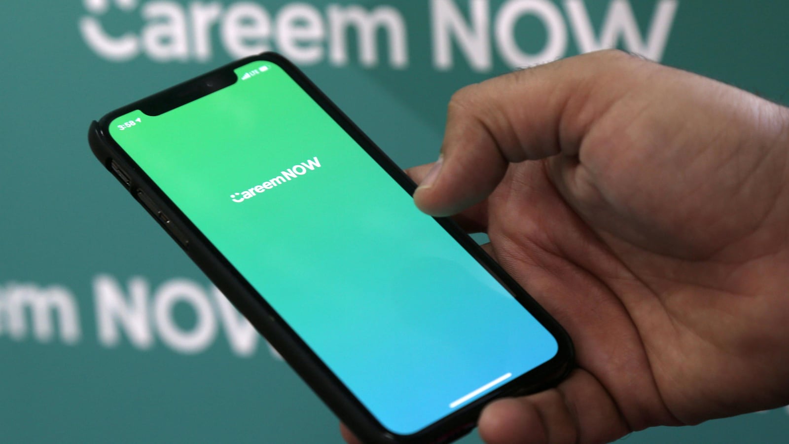 L'application Careem sur une téléphone intelligent.