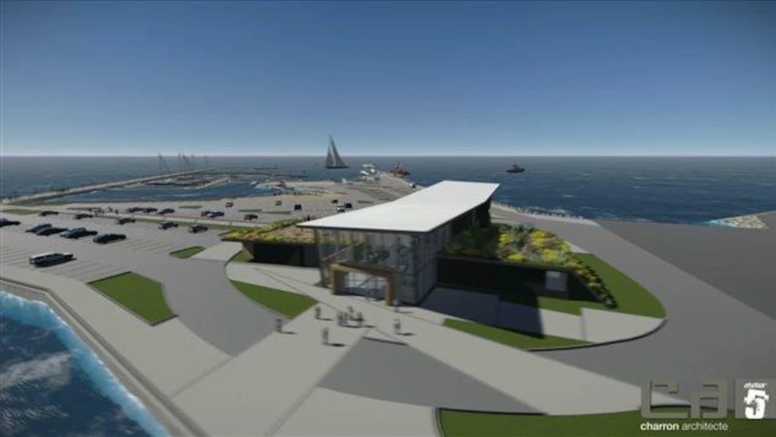 Le projet de Carrefour maritime de Rivière-du-Loup.