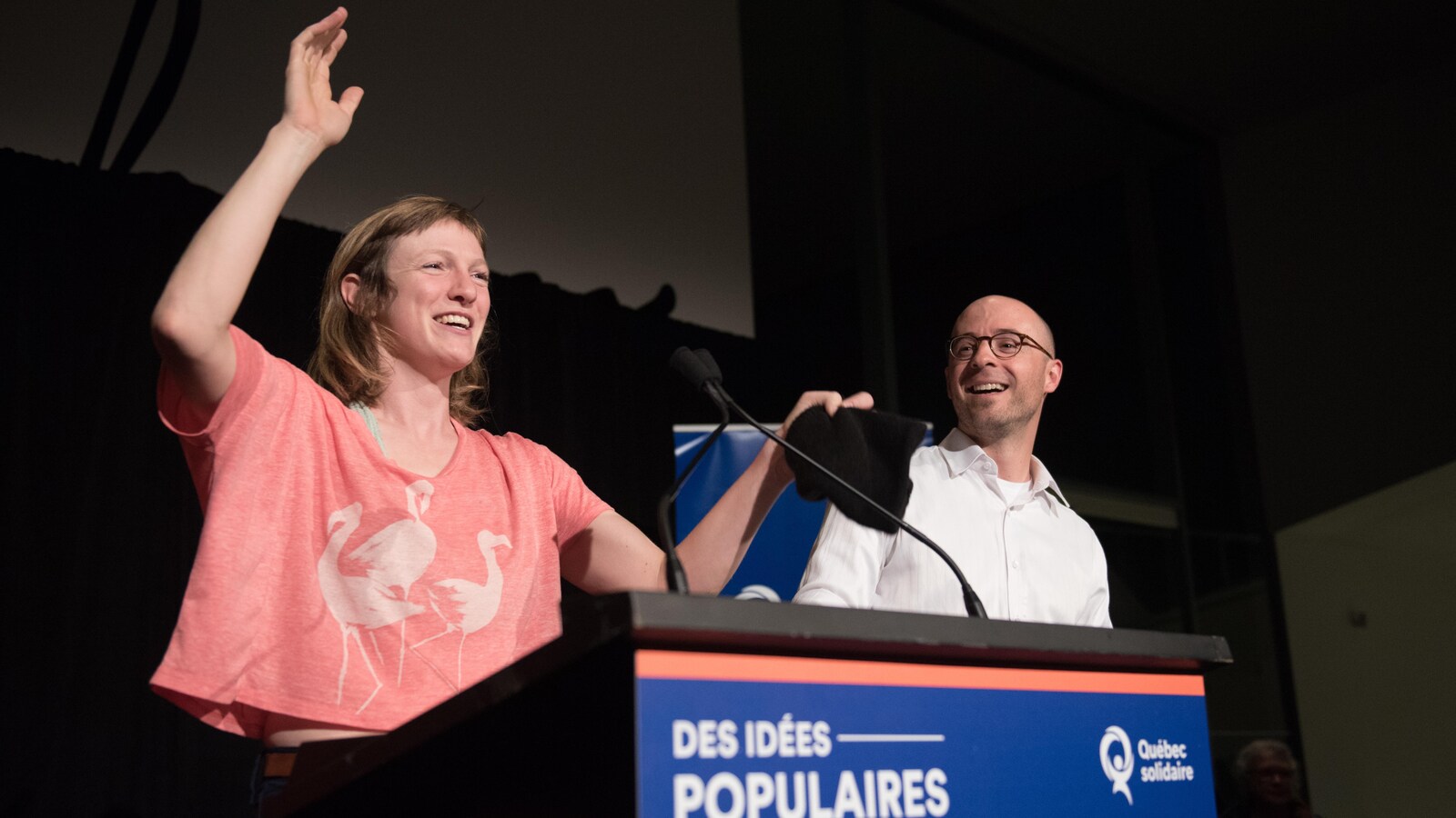 Catherine Dorion et Sol Zanetti ont été élus à Québec.