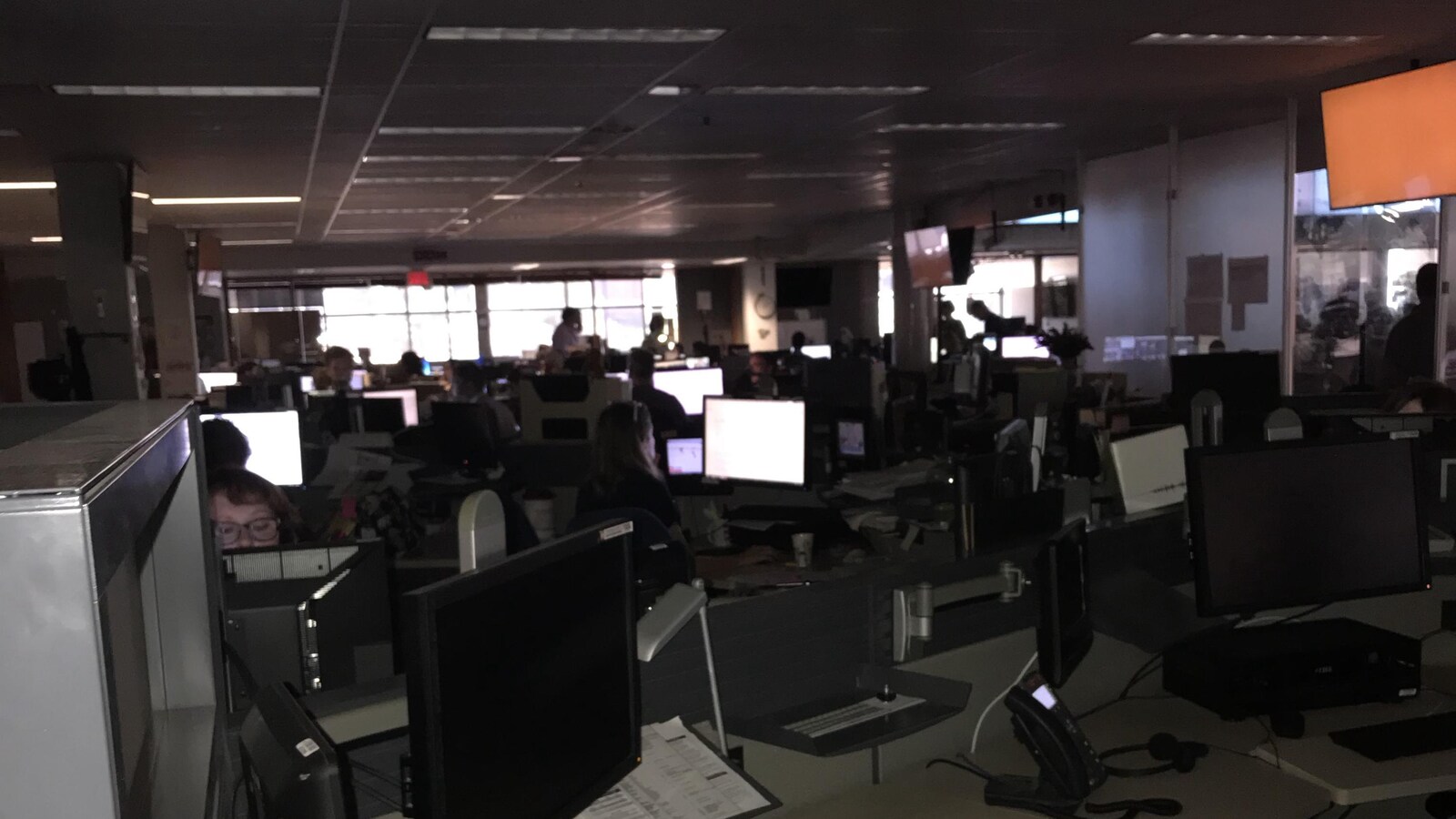 Le centre de l'information (CDI) de Radio-Canada.