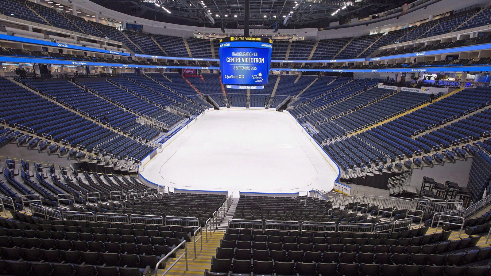 L'intérieur du Centre Vidéotron