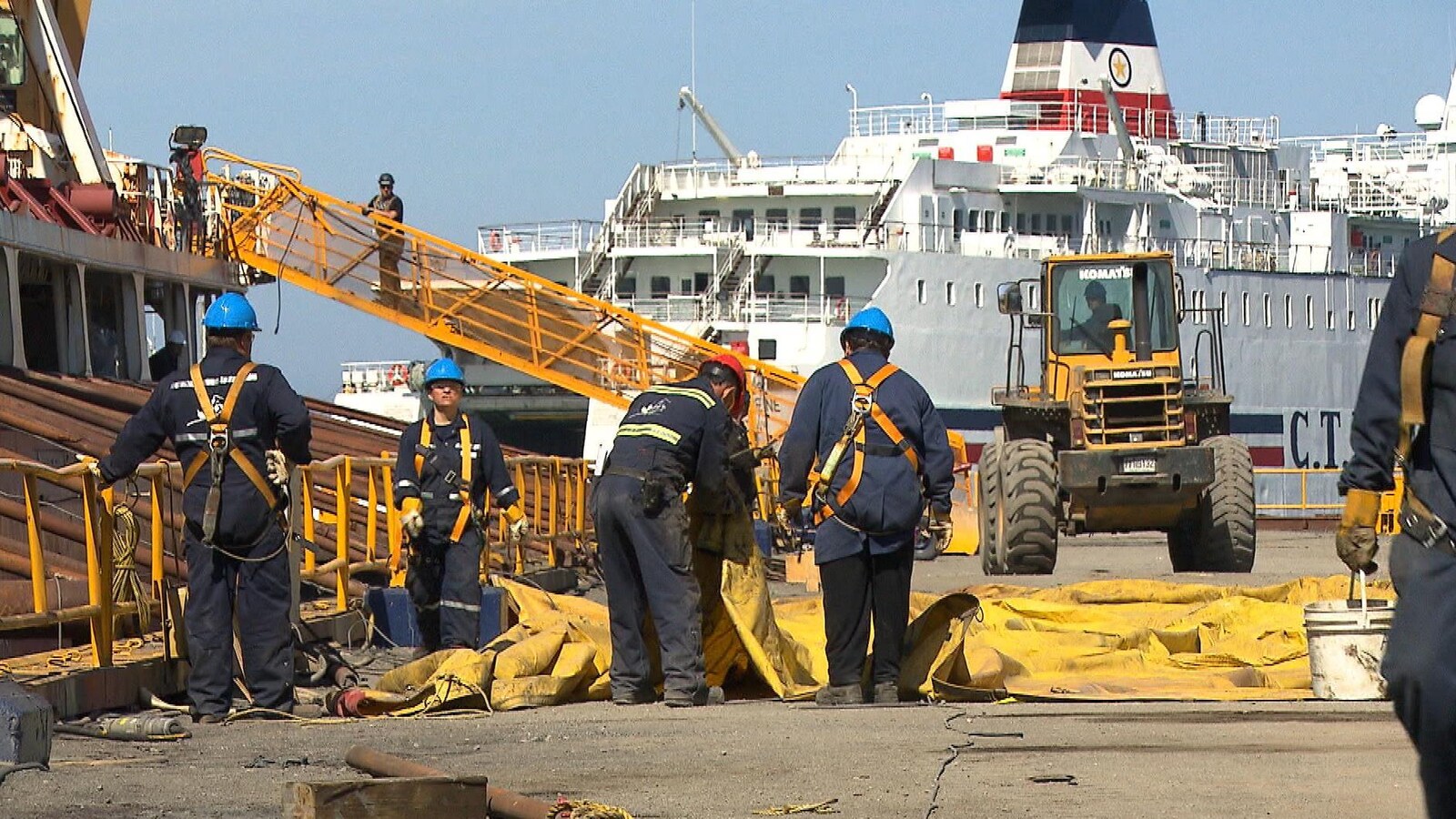 Le chantier maritime Verreault est devenu une véritable ruche.