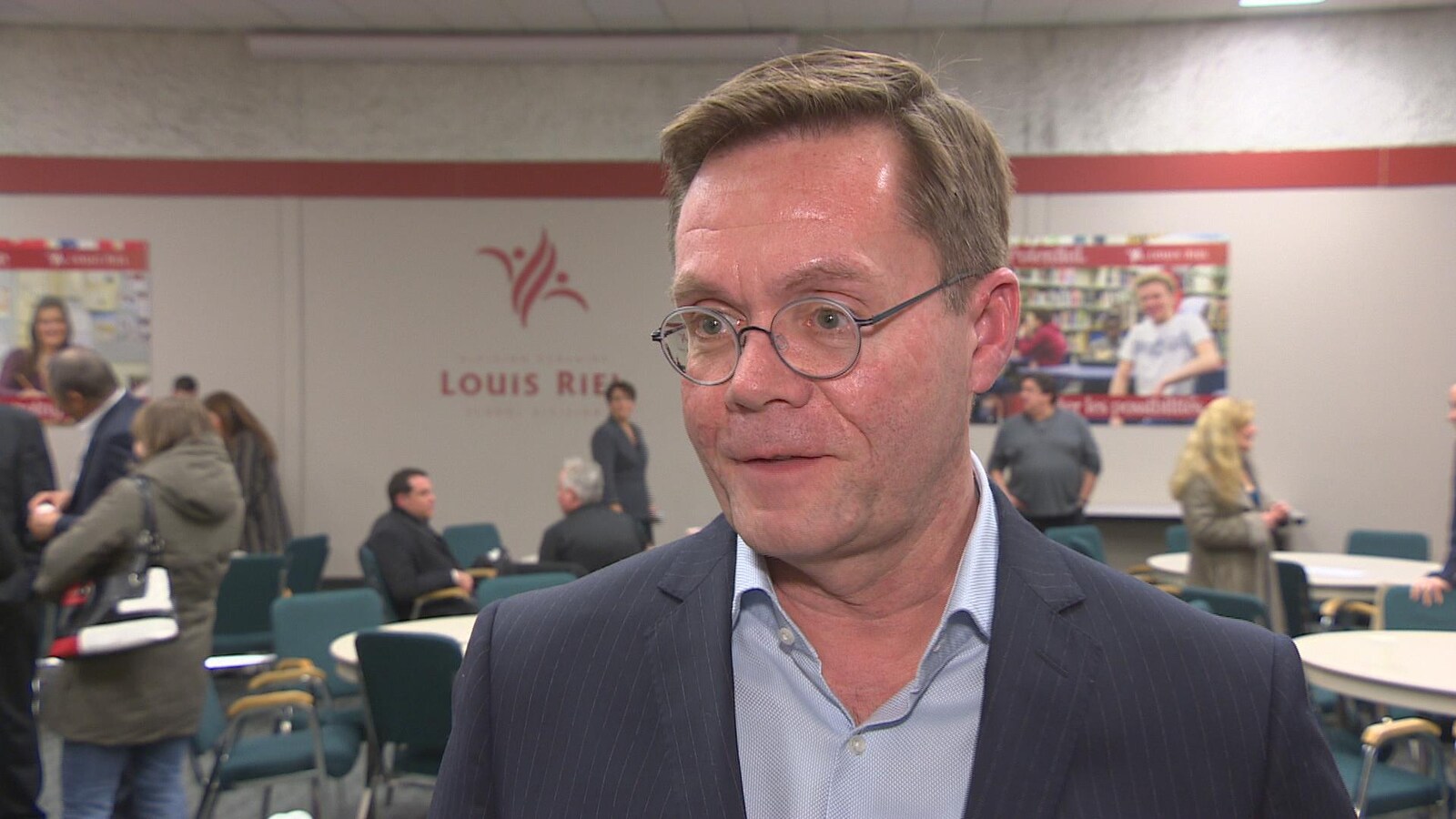 Le directeur général adjoint de la Division scolaire Louis-Riel, Christian Michalik.