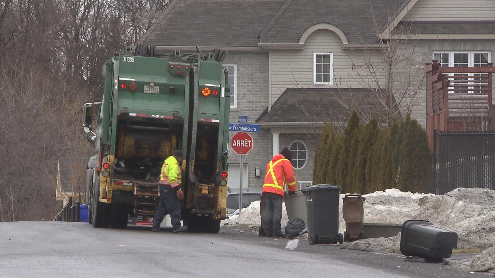 Collecte de déchets à Gatineau