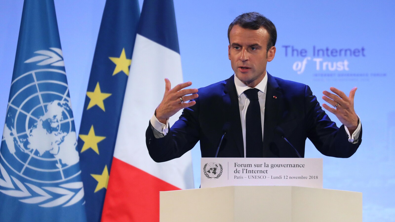 Le pacte pour combattre la cybercriminalité est une initiative du président français, Emmanuel Macron.