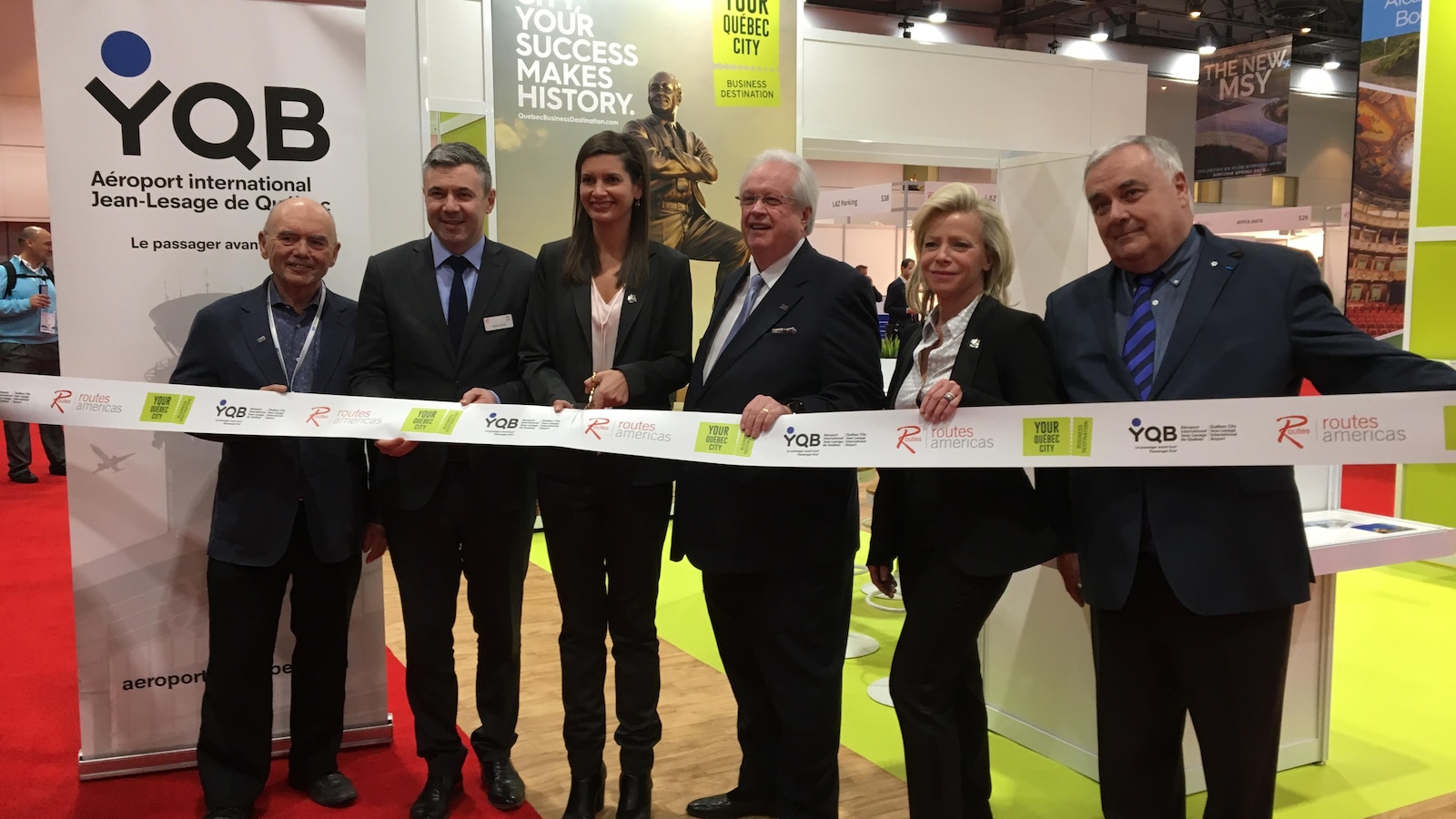 Inauguration du congrès «Routes Americas 2019» au Centre des congrès de Québec