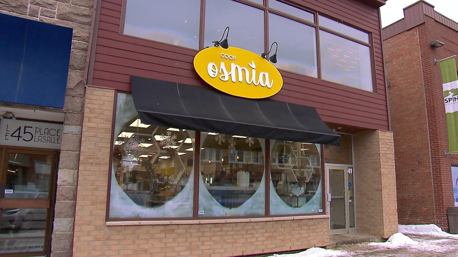 Façade de la coopérative Osmia de Baie-Comeau