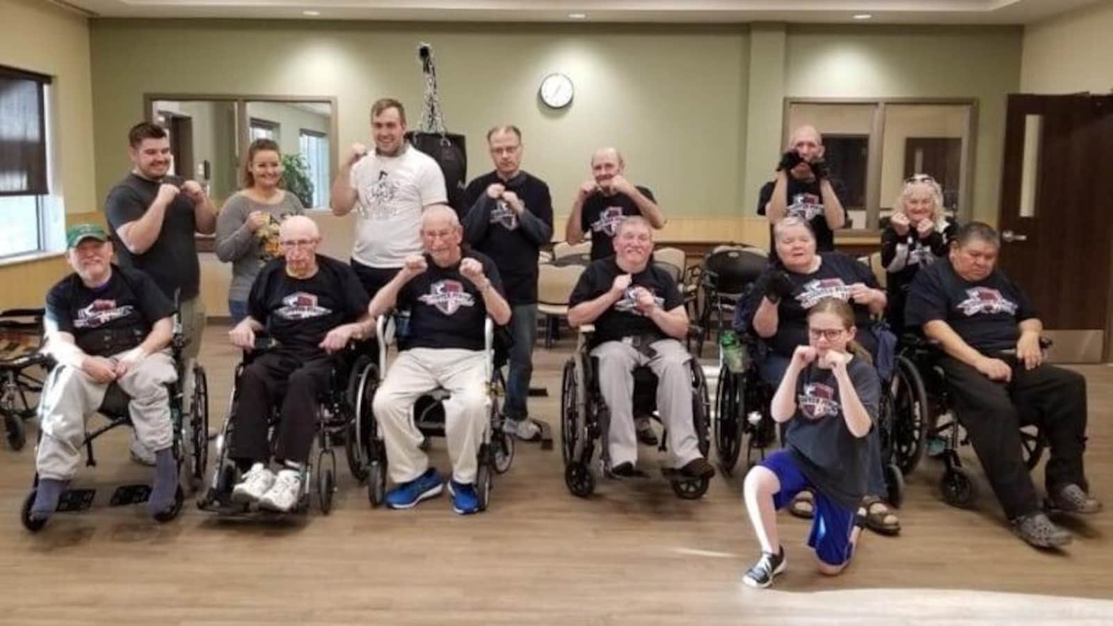 Les participants de la maison de soins longue durée The Meadows, à Swift Current.