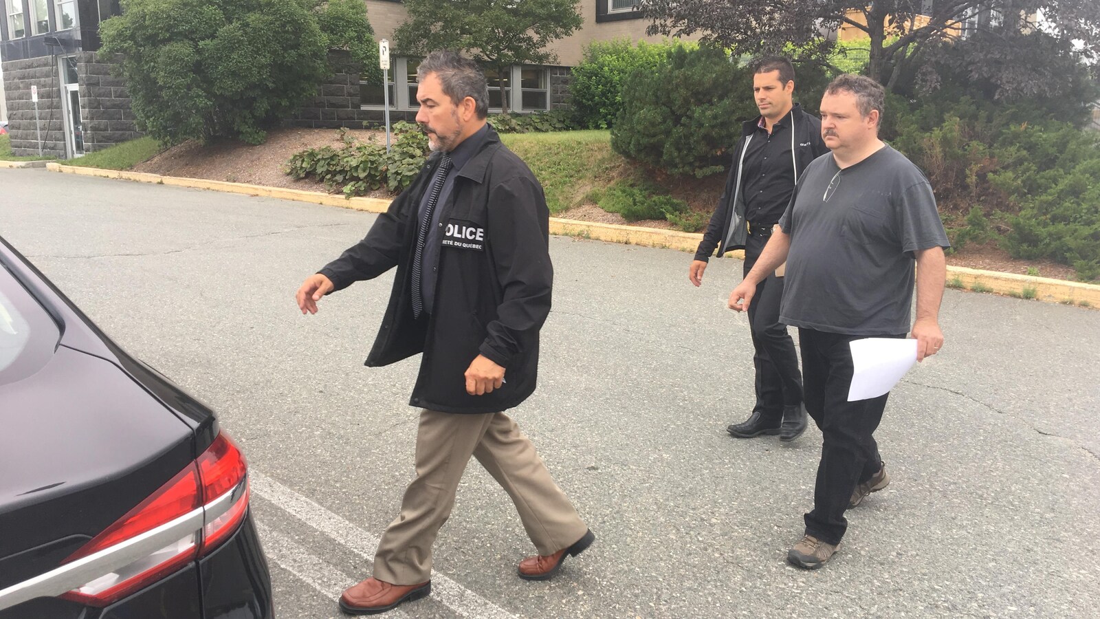 Daniel Laframboise au palais de justice de Rouyn-Noranda