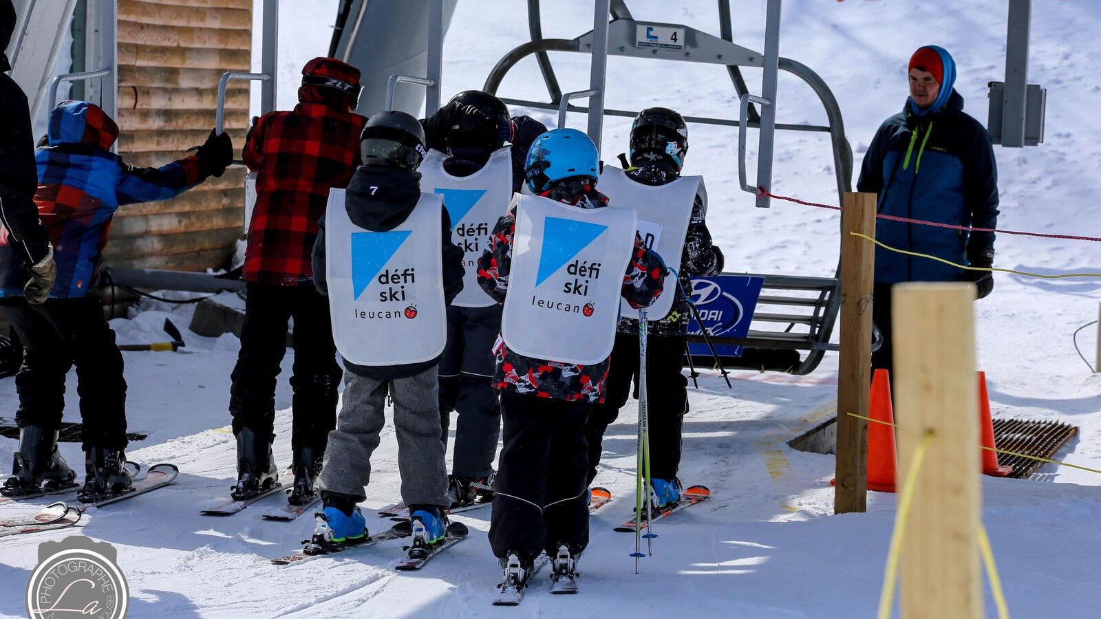 Participants au Défi ski Leucan de 2017