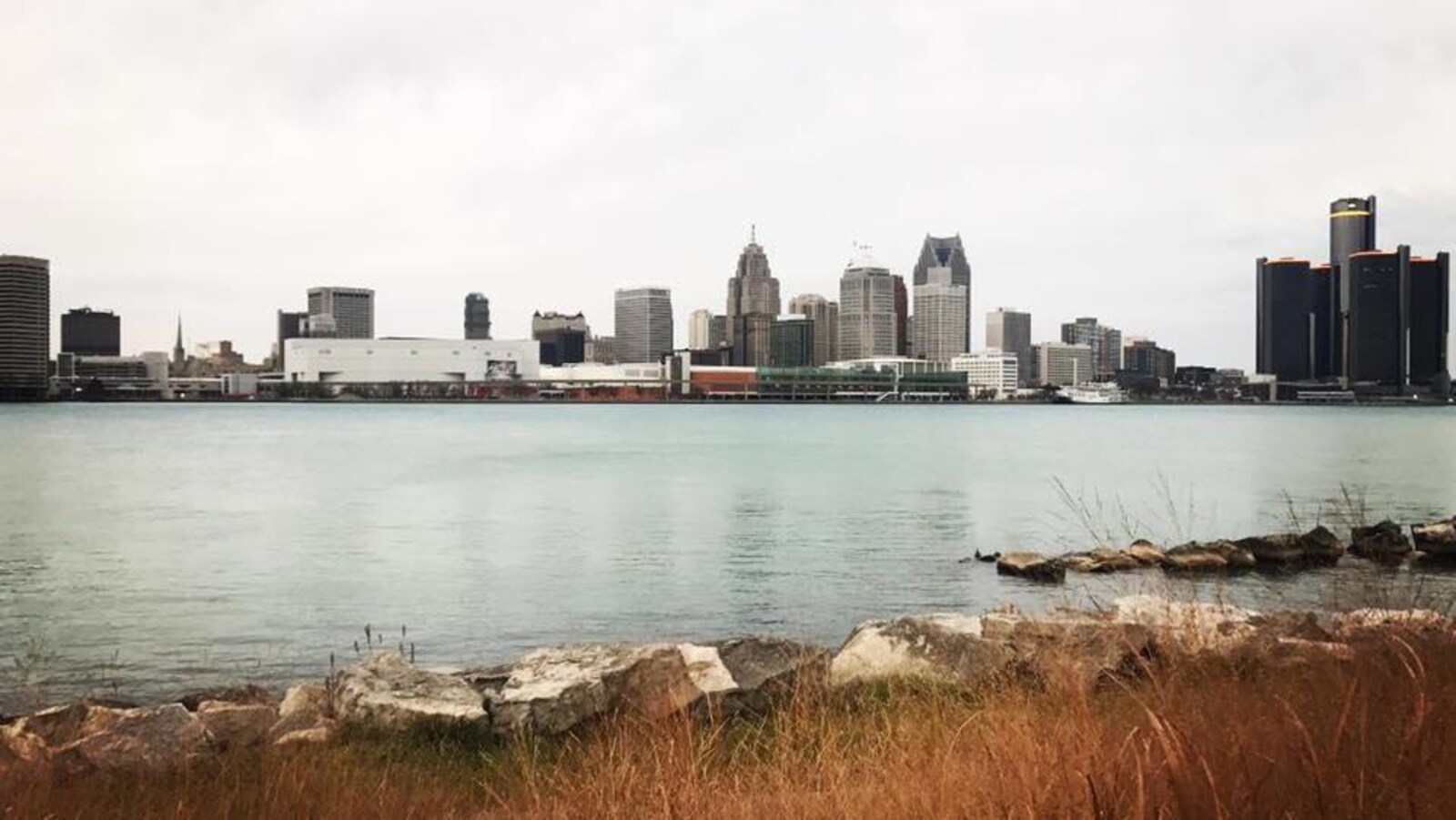 Détroit vue de Windsor.