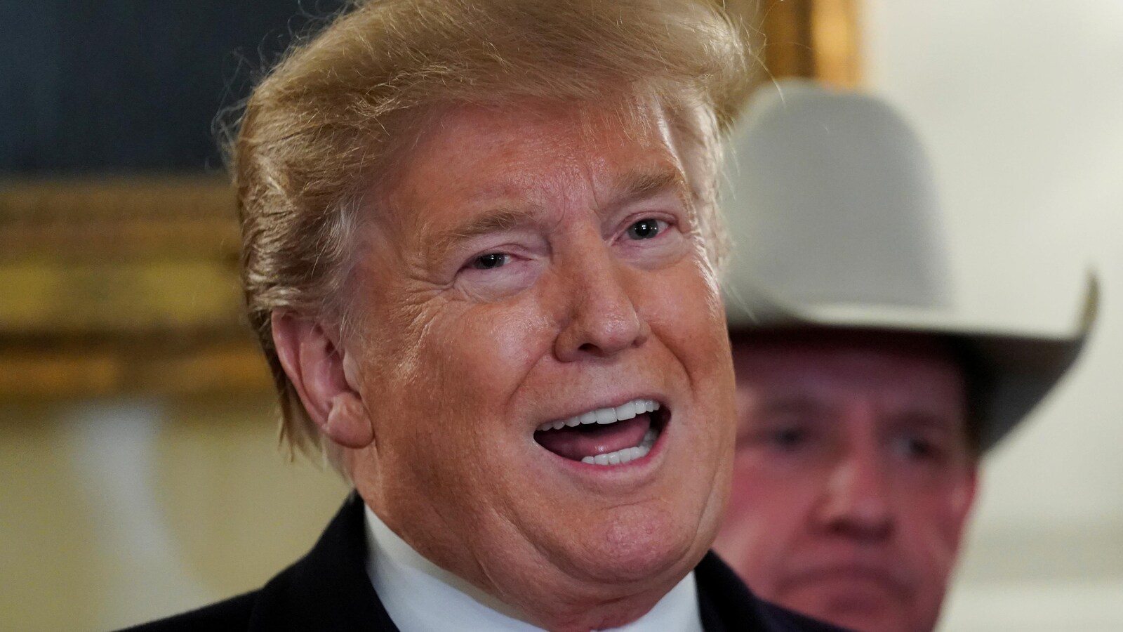 Le président Trump lors d’une rencontre avec des shérifs à la Maison-Blanche à Washington le 11 février 2019.