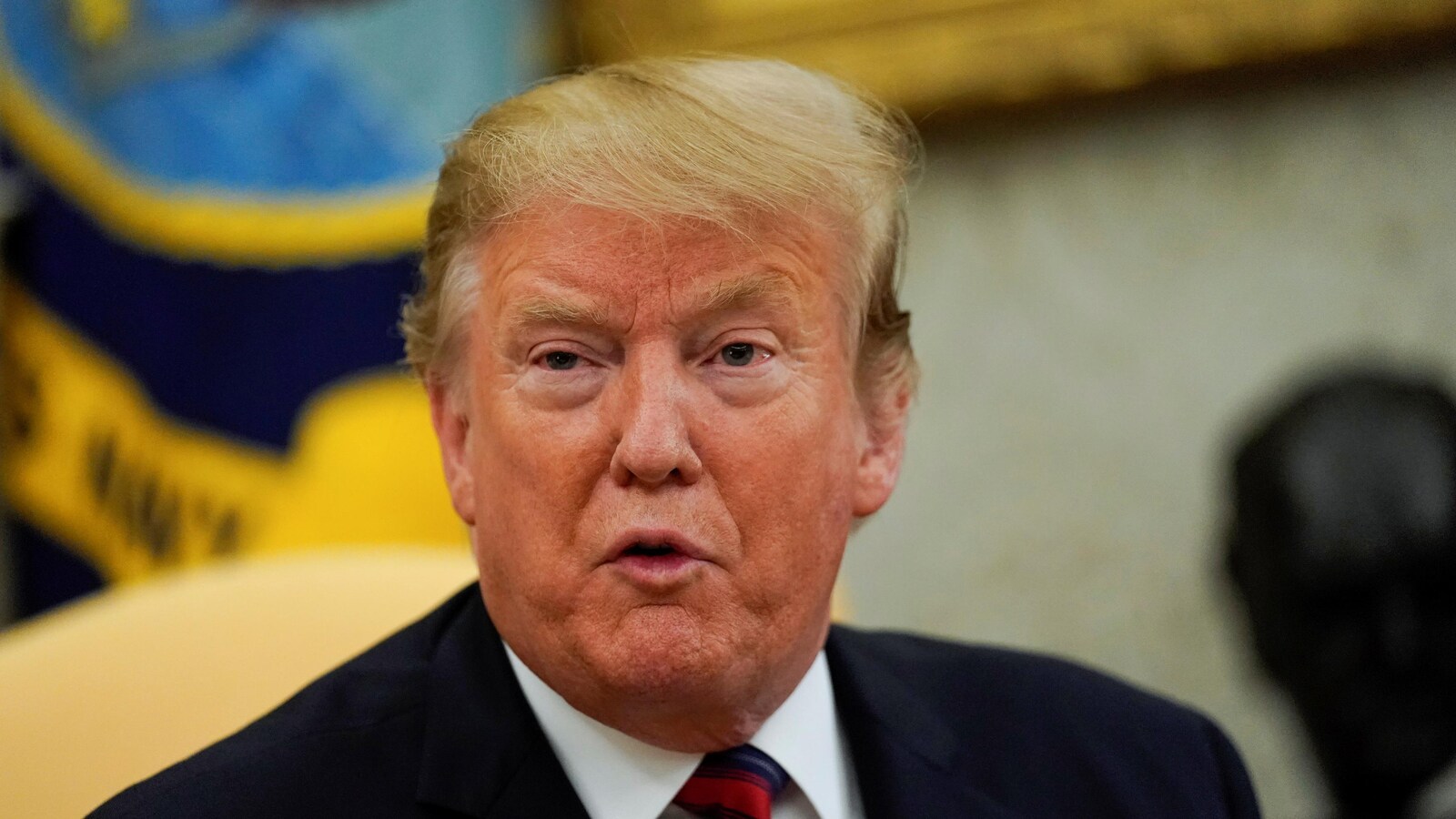 Donald Trump s'exprimant.