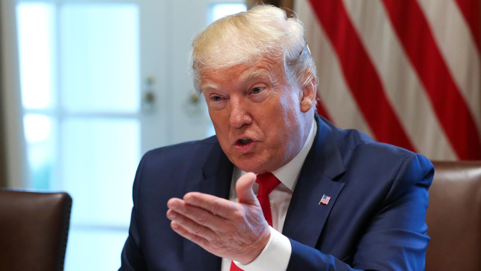 Donald Trump à la Maison-Blanche.