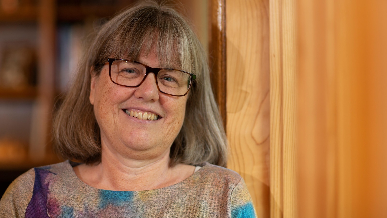 Donna Strickland, souriante, de face