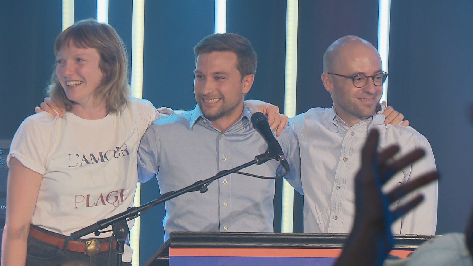 Catherine Dorion, Gabriel Nadeau-Dubois et Sol Zanetti