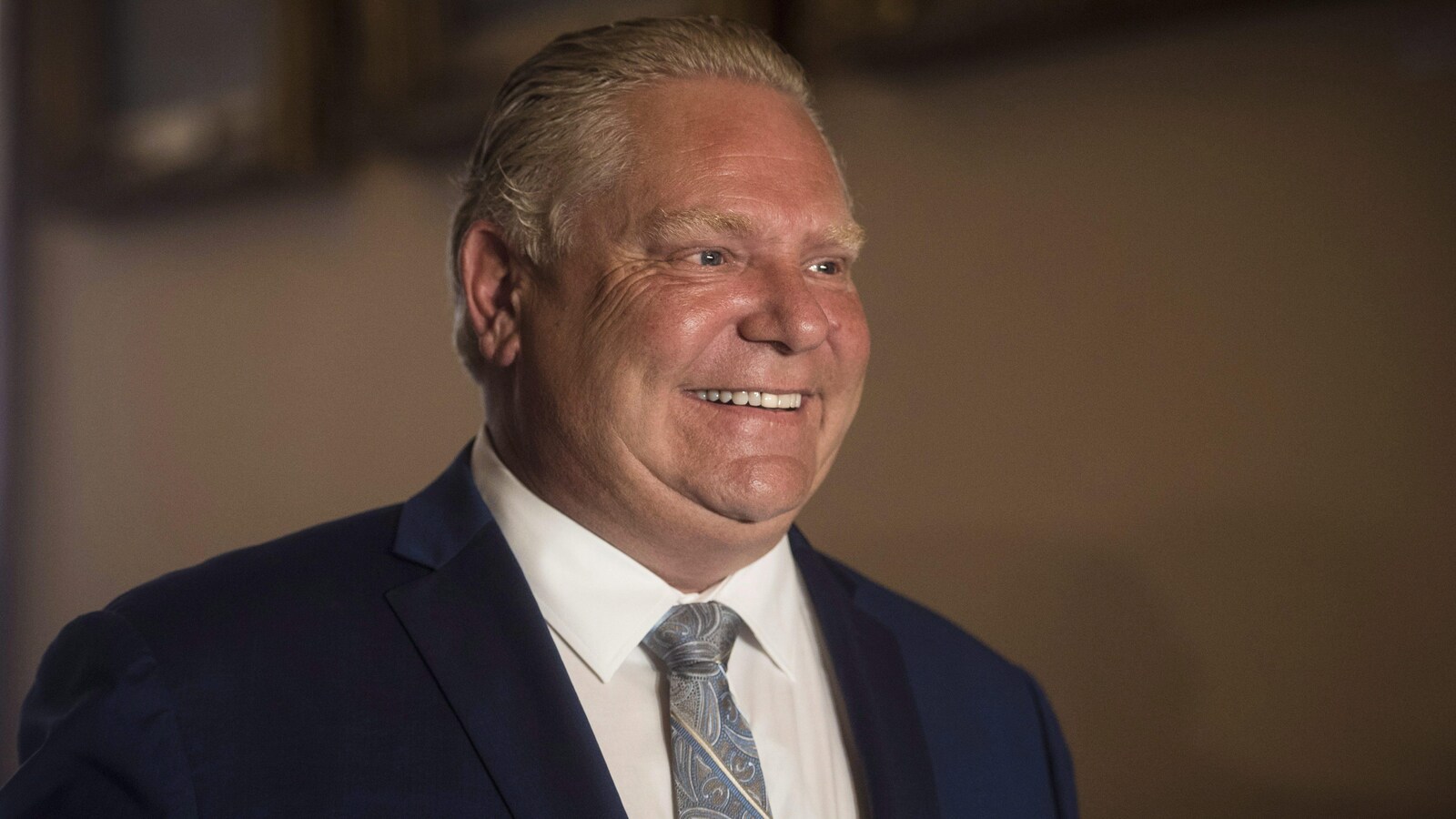 Le premier ministre désigné Doug Ford, tout sourire