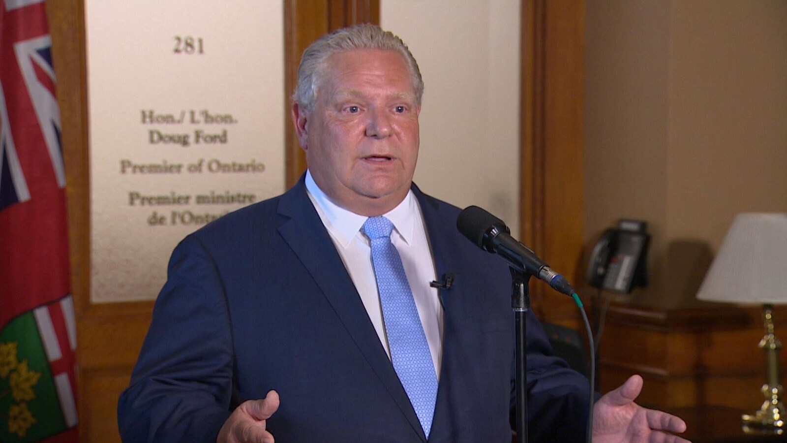 Le premier ministre ontarien, Doug Ford.