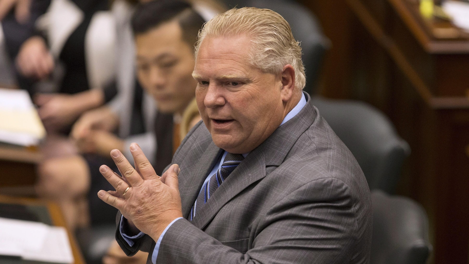 Le premier ministre Doug Ford en Chambre jeudi