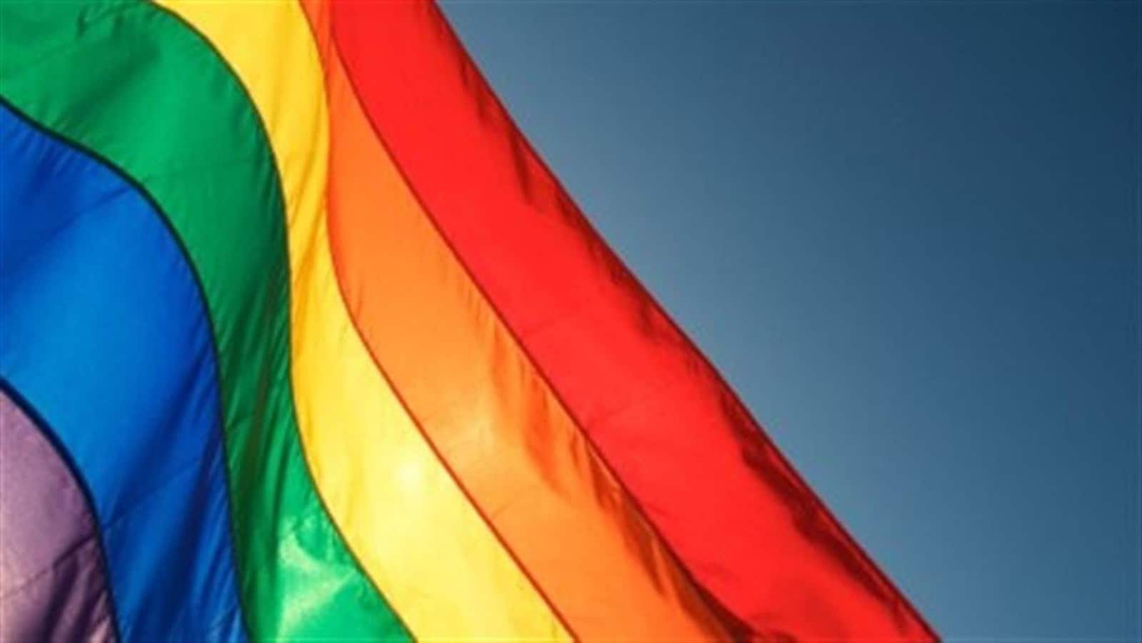 Le drapeau arc-en-ciel, emblème de la lutte pour les droits LGBTQ.