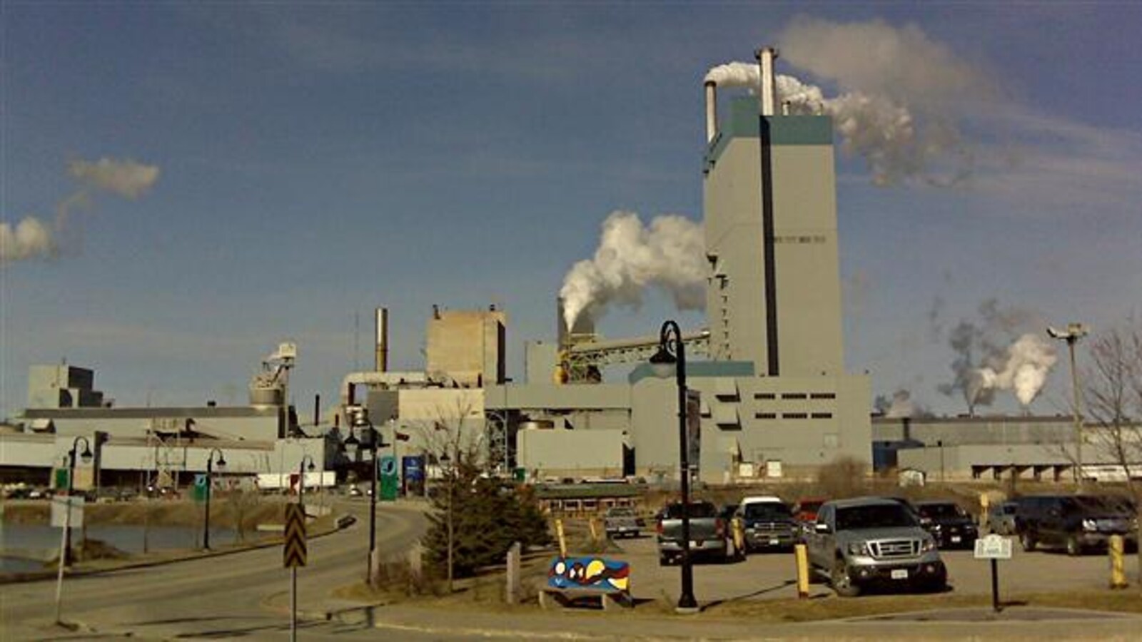 L’usine Domtar à Dryden en Ontario.
