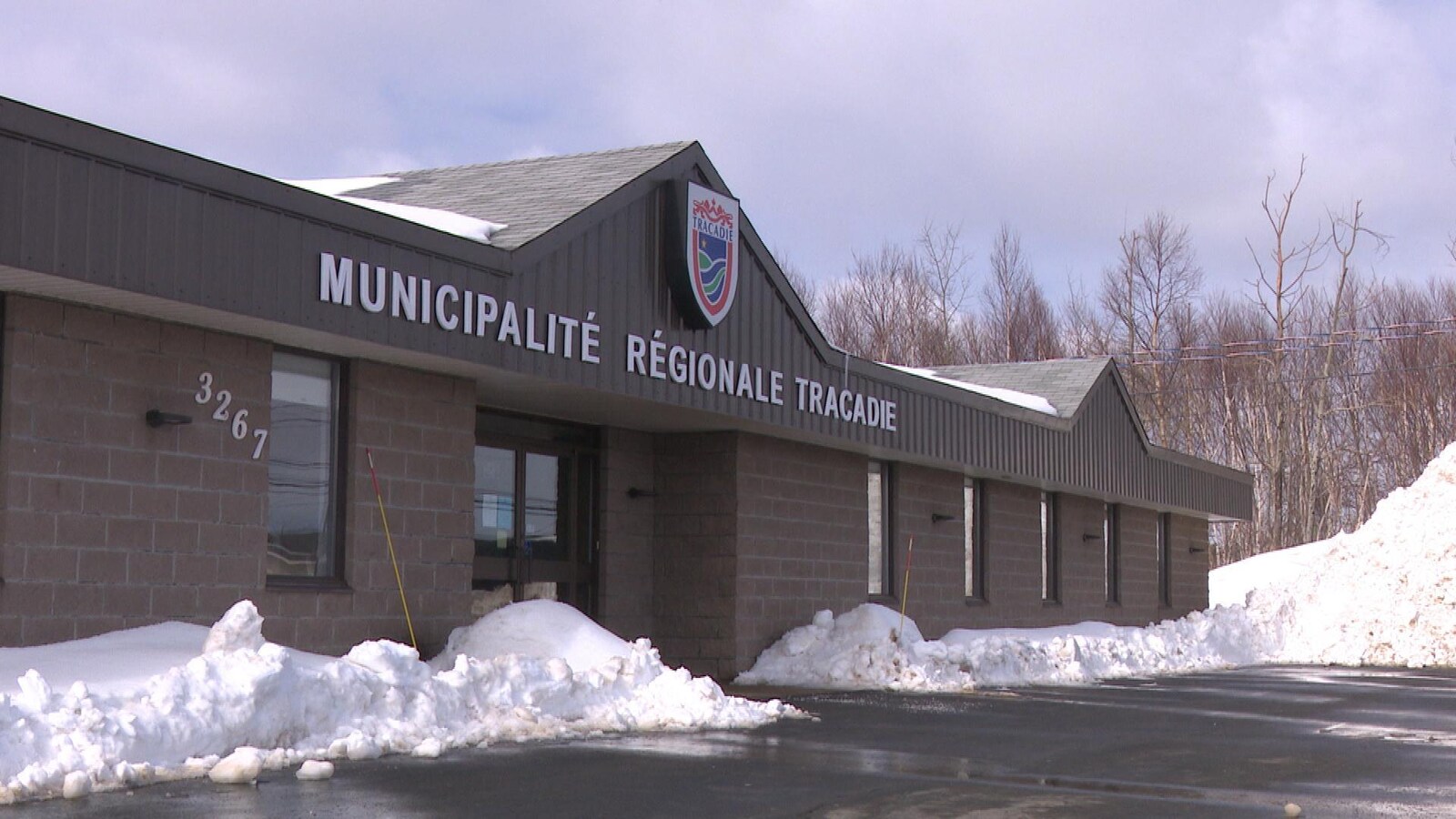 L'édifice municipal de Tracadie.