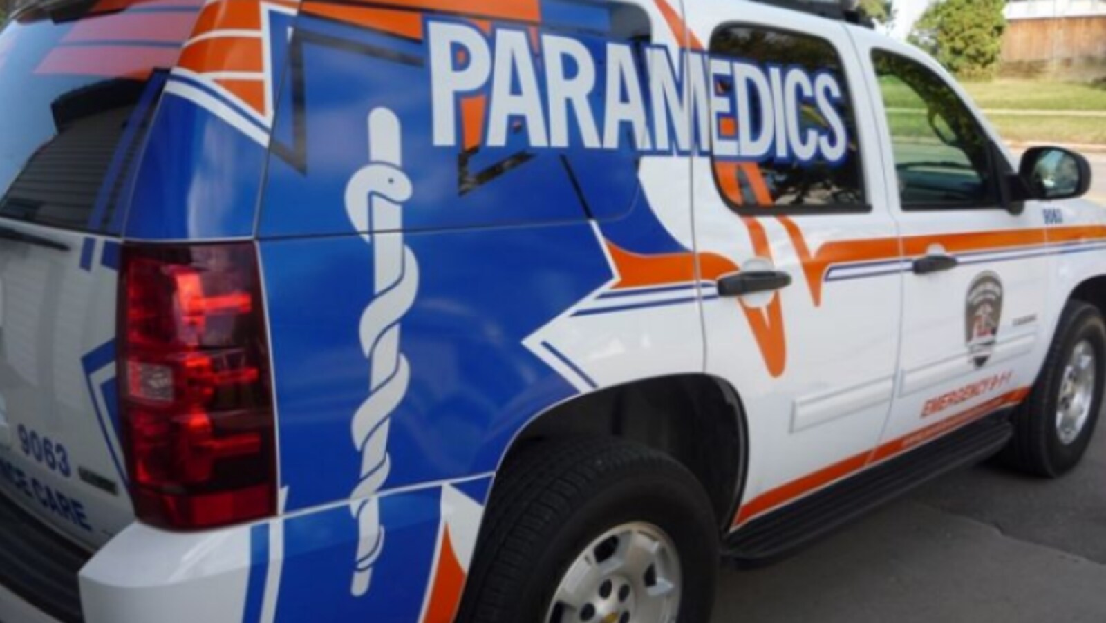 Une ambulance du Service d'urgence de Parkland.