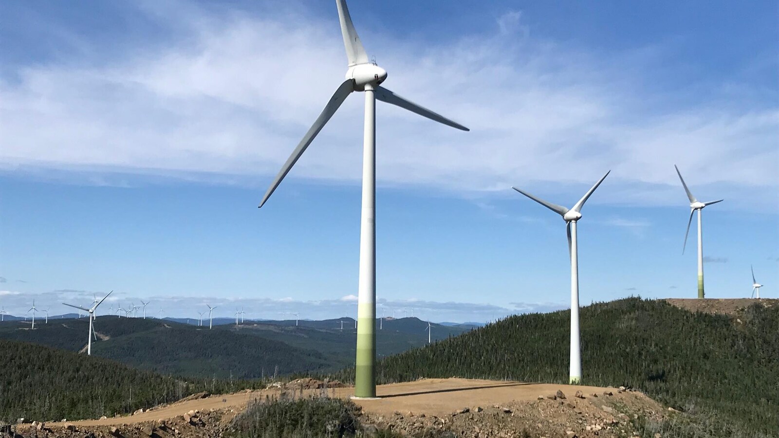 Des éoliennes de la Seigneurie de Beaupré.