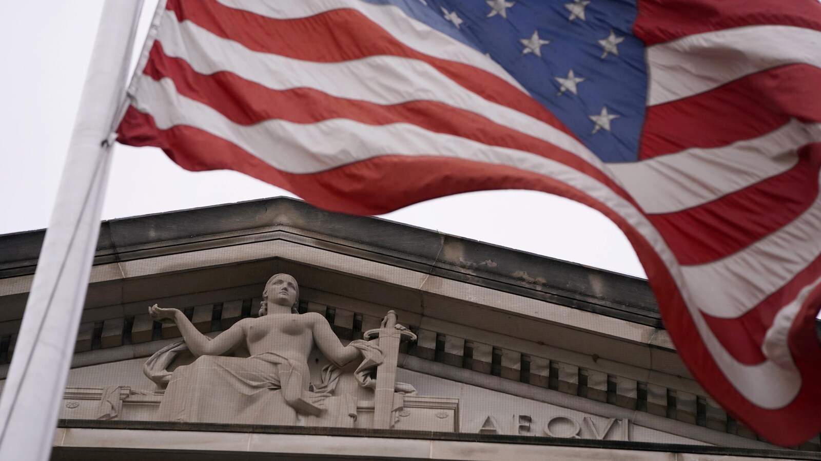 L'édifice qui abrite le département de la Justice des États-Unis