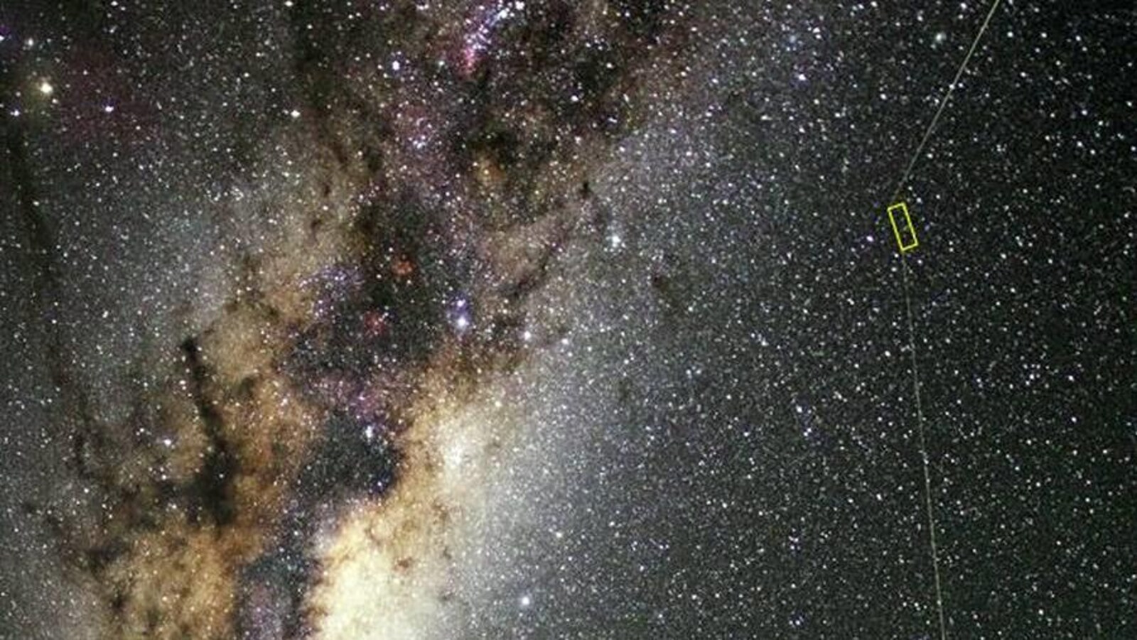 Le ciel étoilé.