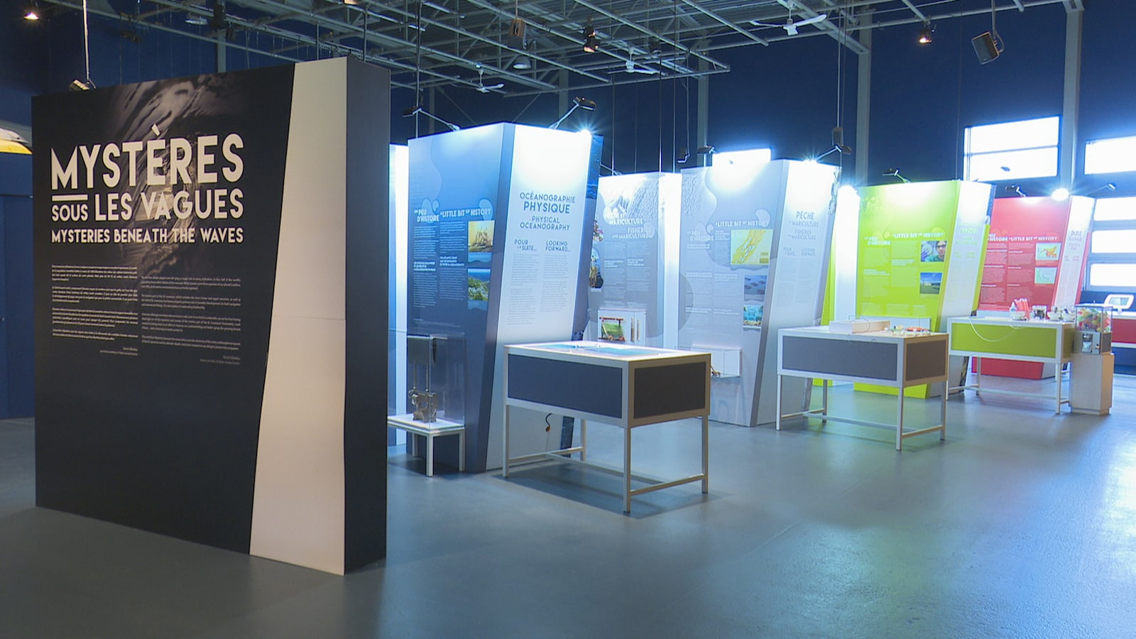 L'exposition « Mystères sous les vagues » permet de découvrir le Saint-Laurent sous toutes ses coutures.