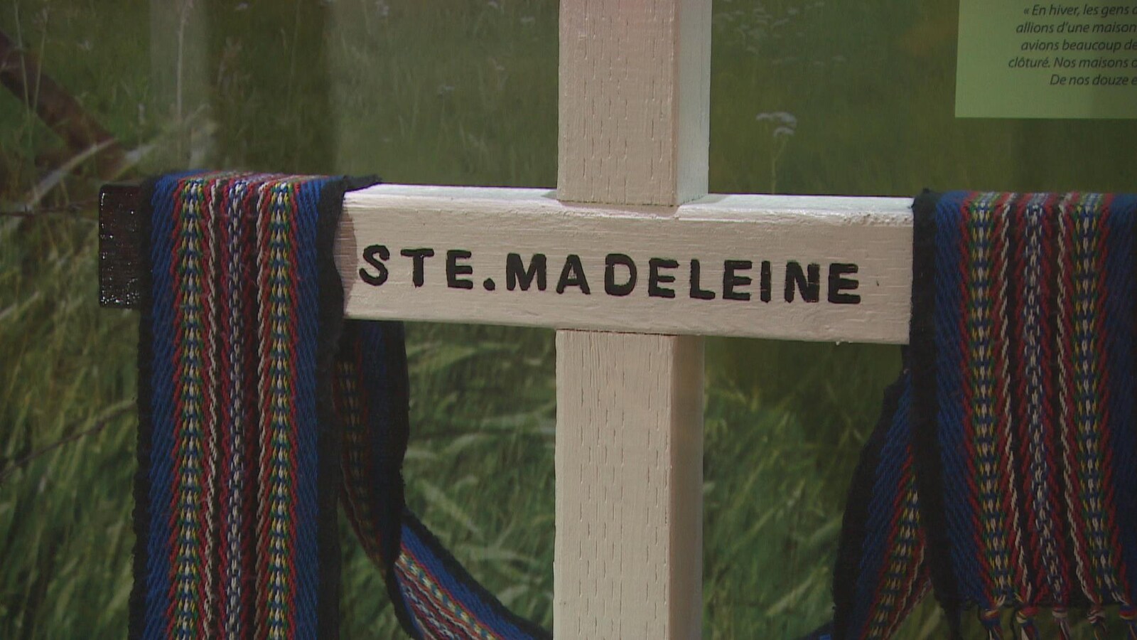 Exposition sur le village de Sainte-Madeleine